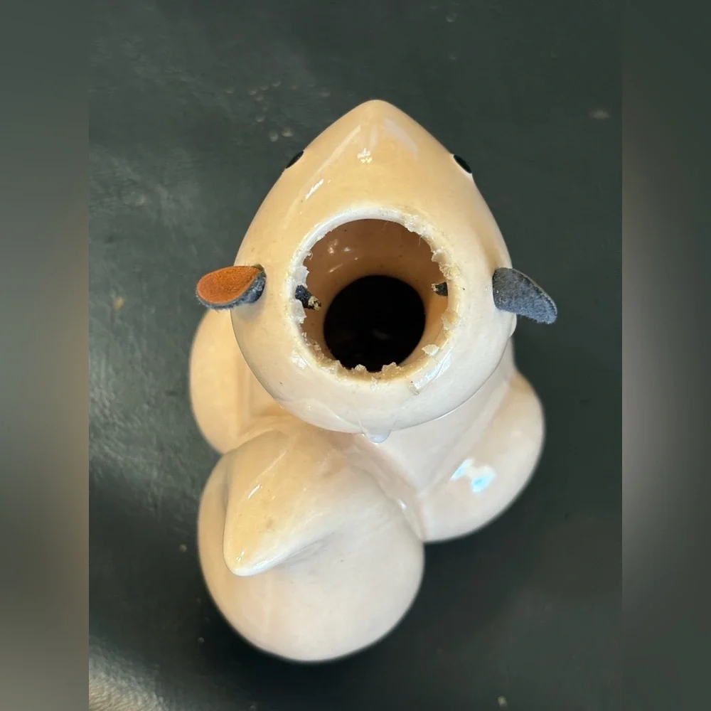 Ceramic squirrel air plant planter